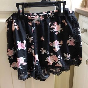 Floral shorts